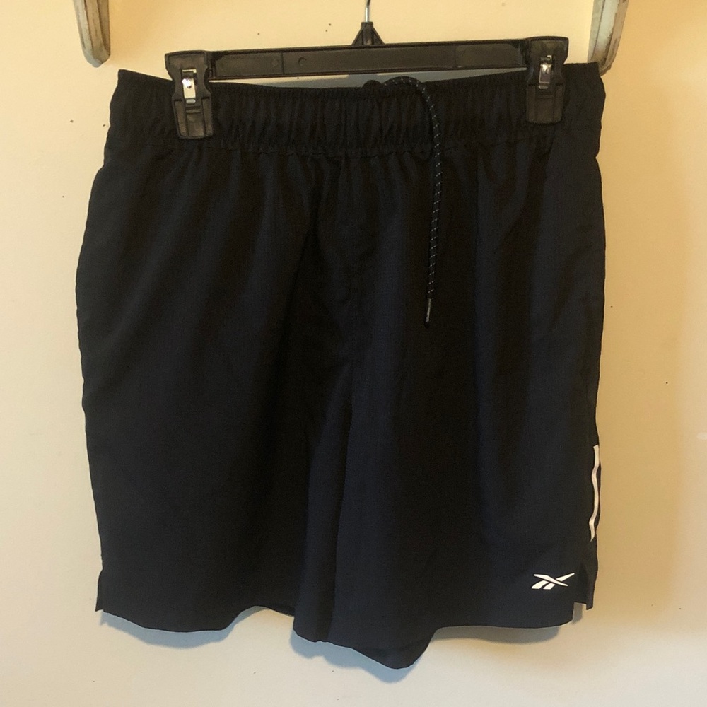 Reebok Men's Navy Athletic Shorts